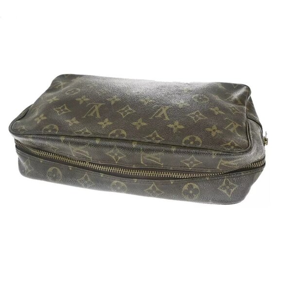 LOUIS VUITTON Trousse Toilette 28 Clutch Hand Bag Monogram Brown - Picture 6 of 14